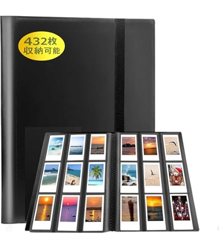 【即購入可能】（G）I-DLE 団体 チェキ ポラロイド Amazon.co.jp: アルバム チェキ ポラロイド写真に最適 (360枚, 黒