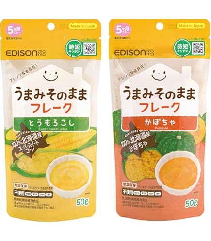 Amazon | エジソンママ うまみそのままフレーク とうもろこし 100g 【3