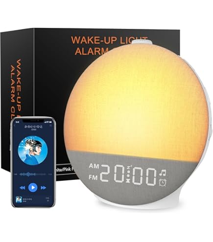 Amazon.co.jp: inti4s 光で起きる目覚まし時計 inti Energy Light