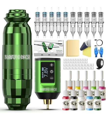 Amazon | Padieoe ワイヤレス タトゥーマシンキット