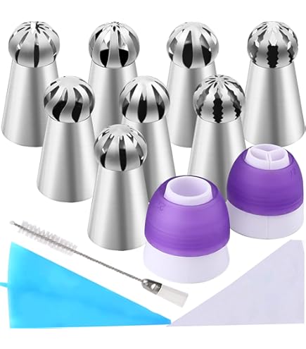 Amazon | YOQXHY 145個 ロシア絞り口金セット 28個の番号付きロシア