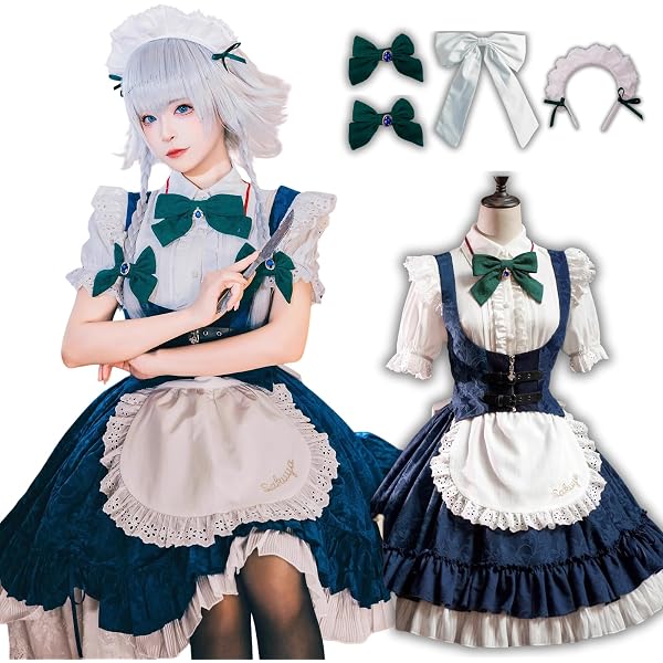 Amazon.co.jp: [XIN XIN] 十六夜咲夜 コスプレ衣装/(ウィッグ 靴別売り