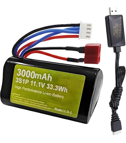 Amazon.co.jp: MJXRC 11.1V 3200mAh 25C ラジコンカー用バッテリー 1個