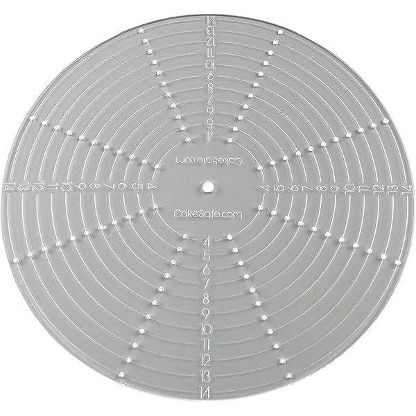 Round Center Finder Gauge - Acrylic Circle Measuring Tool For Woodworking (20cm) - View #7