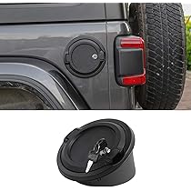 Amazon | Jeep JL ロックガスキャップカバー 燃料ドア 2018 2019