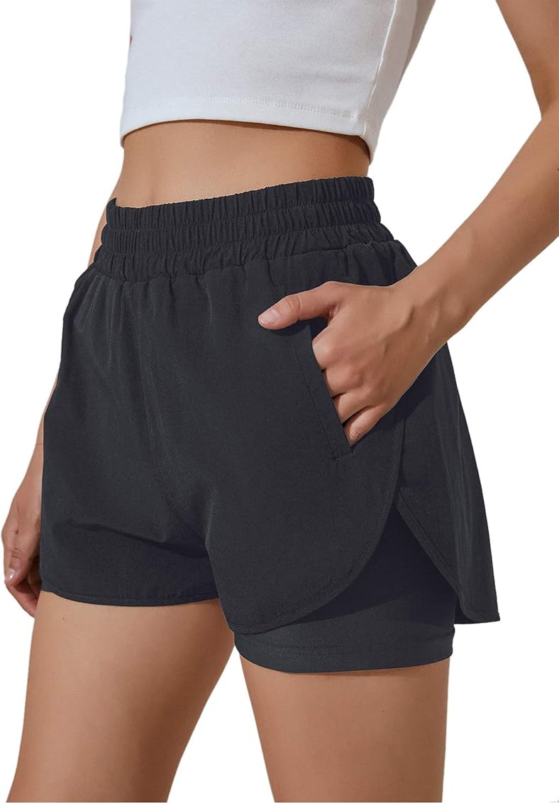 Running Shorts Elastic Waistband 