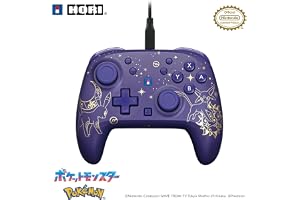 【任天堂ライセンス商品】ワイヤードホリパッド TURBO for Nintendo Switch™ 2 ポケモン ブラッキー & エーフィ Starlight Night【ホリ公式】