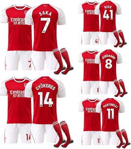 Amazon | ウーデゴール ユニフォーム 上下セット ジュニア アーセナル