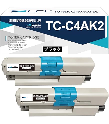 Amazon.co.jp: LCL OKI用 TC-C4A TC-C4AY2（1パック イエロー） 互換