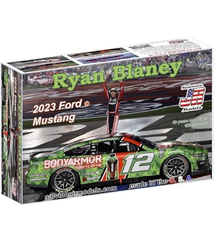 Amazon | サルビノスJ・Rモデル 1/24 NASCAR 2023 マスタング ライアン