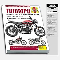 BONNEVILLE THRUXTON SCRAMBLER サービスマニュアル Triumph Bonneville T100/Bobber/Thruxton/Street/Scrambler Haynes