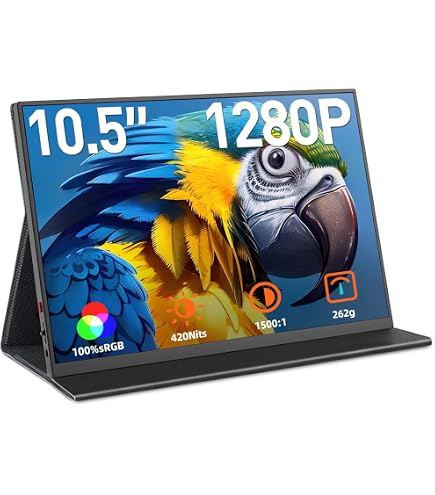 Amazon.co.jp: Prechen 10.5インチ OLED タッチスクリーン ポータブル
