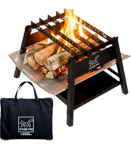 Amazon | ONETIGRIS CAMPING NESTFIRE キャンプ焚火台 多機能炊き火台