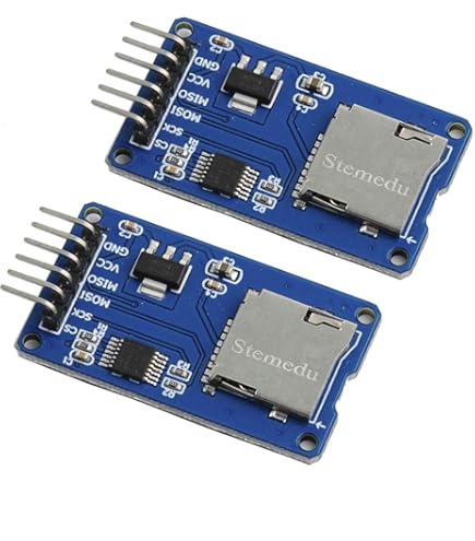 2-Pack Micro SD Card Reader Module For Arduino, ESP32, Raspberry Pi - SPI Interface Adapter