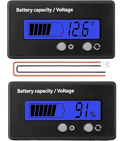 DC Battery Monitor, DROK 14-600V 0-100A LCD Digital Multimeter, Display DC Voltage Current Power - View #5