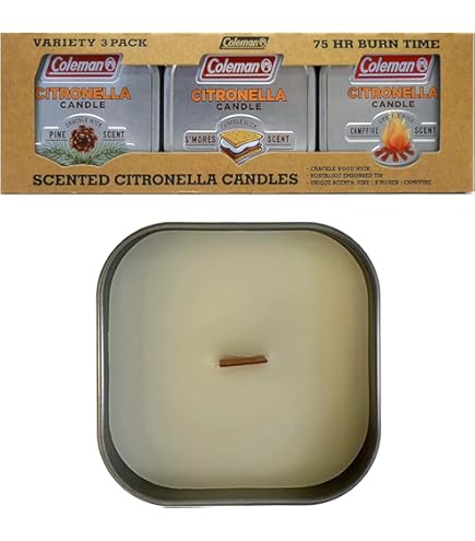 Amazon.co.jp: Coleman(コールマン) シトロネラキャンドル 11オンス