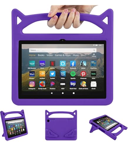 Amazon.co.jp: Fire HD 8/ HD 8 Plus タブレット ケース カバー 第10