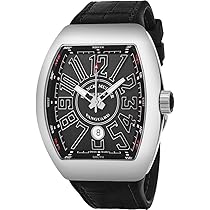 自動巻きアナログ時計 シルバー/ブラック Amazon | Franck Muller Vanguard 自動巻き腕時計 - トノアナログ