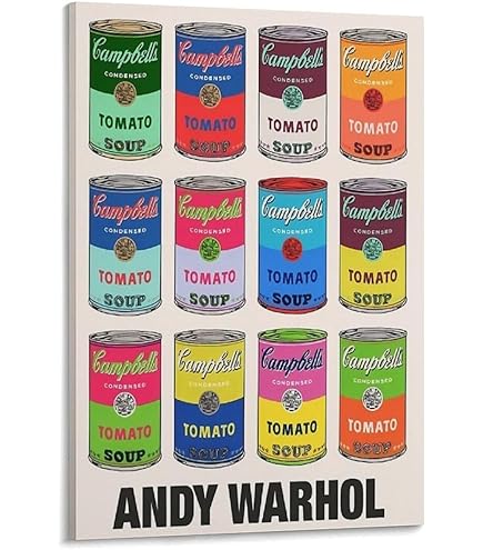 Amazon.co.jp: ポスター アンディ ウォーホル 100 Campbells Soup Cans