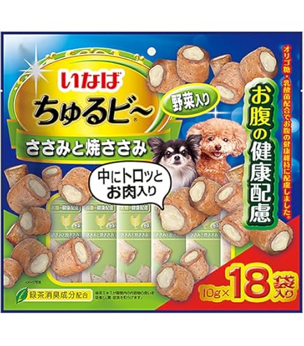 Amazon | いなば ちゅるビ~ ささみと焼ささみ 軟骨入り 関節の