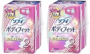 【まとめ買い】ソフィ ボディフィット ふつうの日用 羽つき 21cm 22コ入×4個パック(unicharm Sofy)