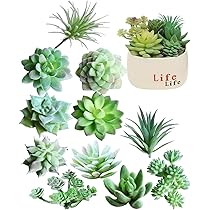 フェイク　多肉植物 Amazon｜S.fields.inc 人工多肉植物セット 造花 ミニ 人工観葉