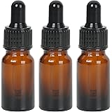 スポイト付き遮光瓶 10 ml 3本 アロマ保存容器 オリジナルラベルシールのおまけ付き