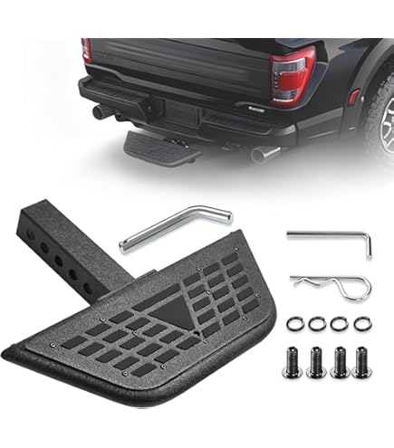 Amazon.co.jp: Go Rhino Dominator Hitch Step - Textured Black