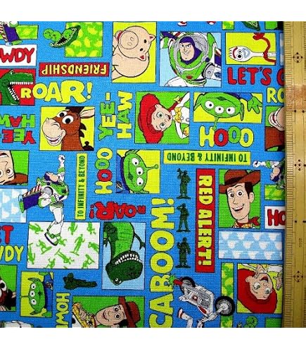 Amazon | ＜ 40cm単位で販売 ＞キャラクター 生地 布 トイストーリー