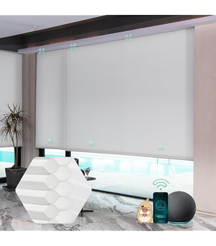 Amazon｜Yoolax 電動 調光ロールスクリーン スマホ操作対応 WiFi