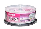 マクセル(maxell) 録画用 BD-RE 標準130分 2倍速 ワイドプリンタブルホワイト 25枚スピンドルケース BEV25WPE.25SP