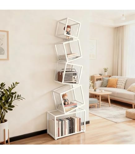 Amazon｜【groceries569】バランスアート本棚 ブックシェルフ コミック