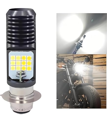Amazon | PH7バイク用 LEDヘッドライト P15D 25-1 Hi/Lo切替 1800lm
