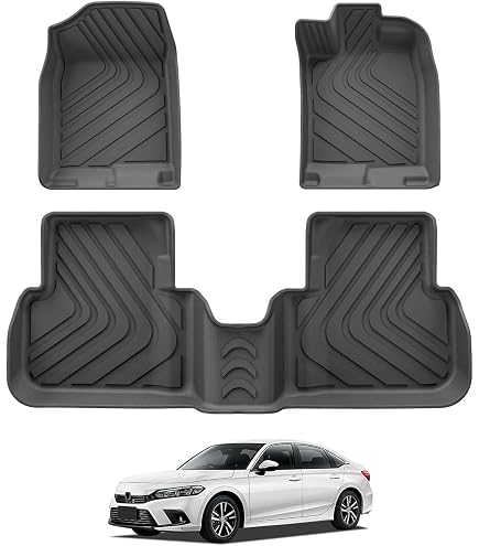 Amazon | シビック TYPE-R FL5 フロアマット トランクマット 防水 3D