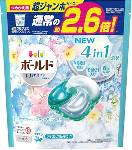 Amazon.co.jp: P&G ボールド ジェルボール 爽やかフレッシュフラワー