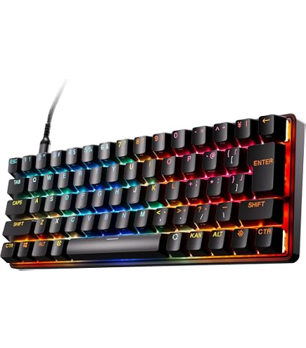 Amazon.co.jp: SteelSeries 64856 Gaming Keyboard, Tenkeyless, Wired 