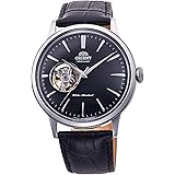 [オリエント]ORIENT Bambino バンビーノ 自動巻き腕時計 機械式 オートマティック 国内メーカー保証付 オープンハート RN-AG0007B メンズ ブラック