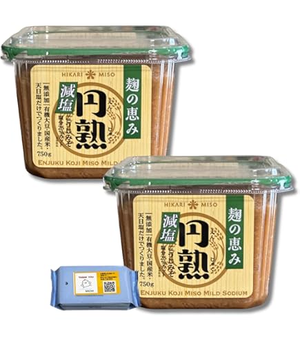 Amazon.co.jp: ひかり味噌 無添加 円熟こうじみそ 750g : 食品・飲料・お酒