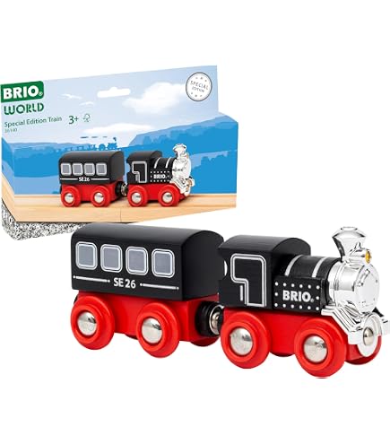 Amazon.co.jp: BRIO 木製レール 知育玩具 黒い特急列車 対象年齢 3歳