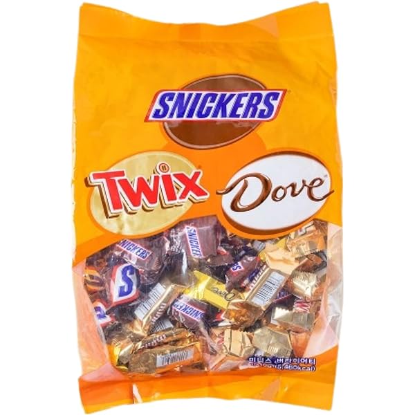 バラ売可能です！大量〜お得‼️チョコ菓子ばっかりセット⭐️ Amazon | ミニスバラエティ 1.11kg (SNICKERS、TWIX、Doveの3