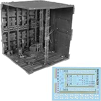 ガンプラ ジオラマ ベース (A+B+F+Gセット) 格納庫 基地 Amazon.co.jp: sac taske プラモデル ジオラマベース 格納庫