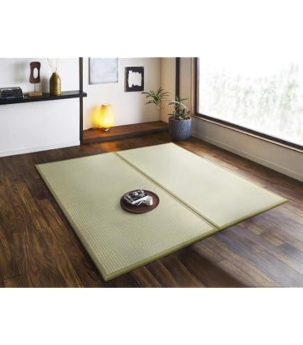 Amazon | 置き畳 ユニット畳 2畳 日本製 あぐら 新 約82×164cm 2枚