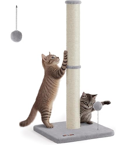 Amazon | [FALIKA]猫用 爪とぎ ポール 木製 キャットタワー 据え置き型