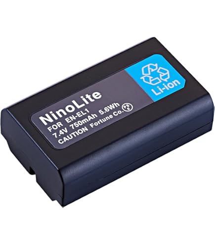 Nikon COOLPIX P1 （バッテリー新品） Amazon.com : Kasatar 2pcs Battery Replacement for Nikon EN