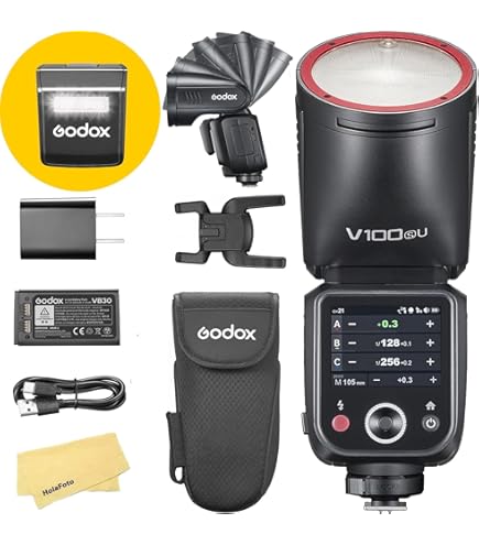 Amazon | Godox V100S V100-S TTL カメラストロボ フラッシュ 100Ws