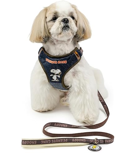Amazon | ペットパラダイス 犬 ハーネス 犬具 胴輪 リード スヌーピー