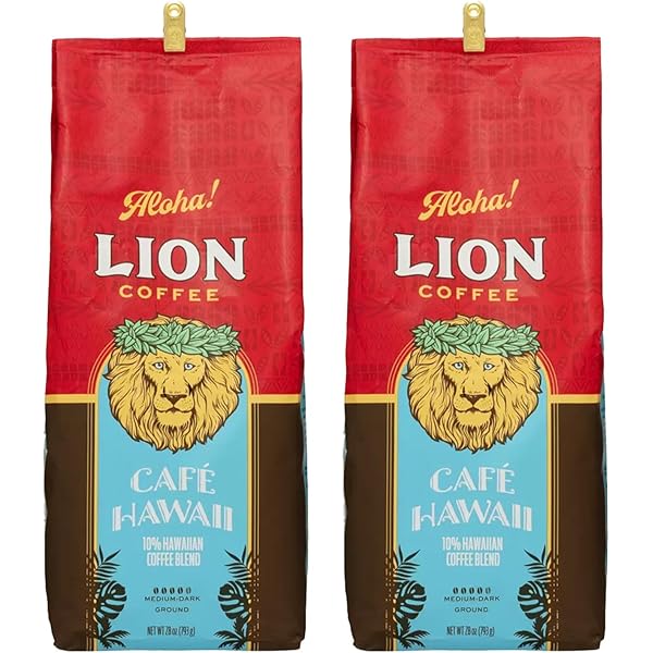 Amazon | Lion Cofe Hawaii ライオン カフェ ハワイ ミディアム ダーク