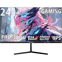 Amazon.co.jp: XUNDEFINED 24インチ ゲーミングモニター 180Hz 1ms高速