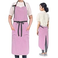 Amazon.co.jp: リネンフルエプロン ミラ＜アーリーパープル＞A289