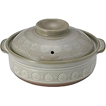 萬古焼 銀峯三島土鍋5.5号6点 新品 Amazon｜【正規品】 萬古焼 銀峯 土鍋 (深鍋) 5.5号 1人用 花三島 直火